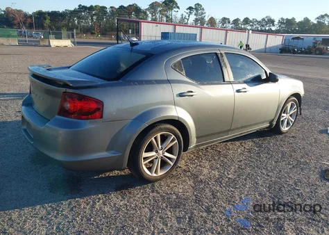 2012 Dodge Avenger Se V6 from USA, damaged, VIN 1C3CDZAG1CN314298